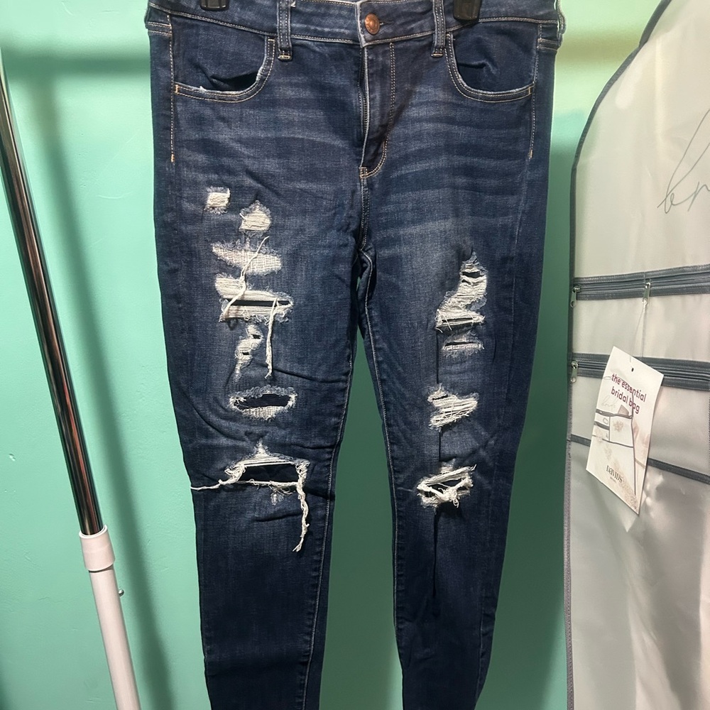 American eagle next level distressed jegging 14
